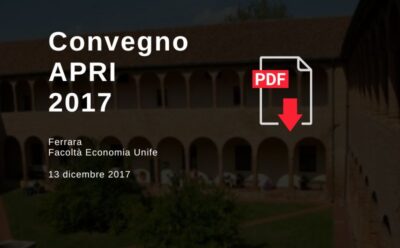 Slide Convegno APRI 2017